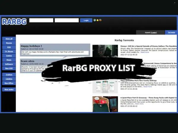 RARBG Proxy List RARBG Proxy List