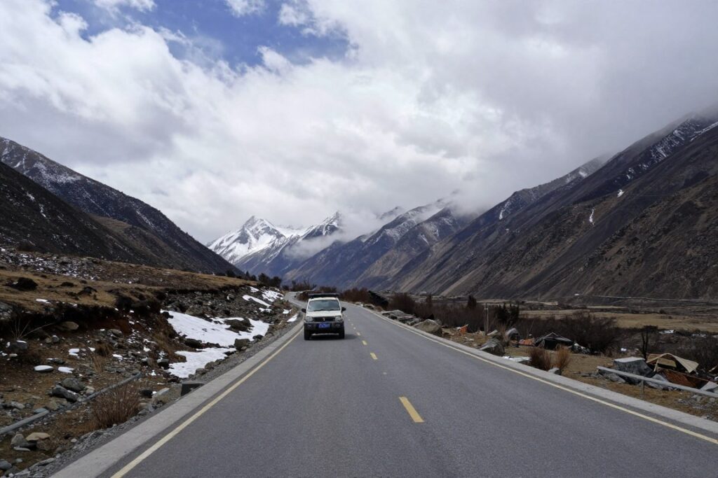 Mountain weather near Nathula Pass during a travel day